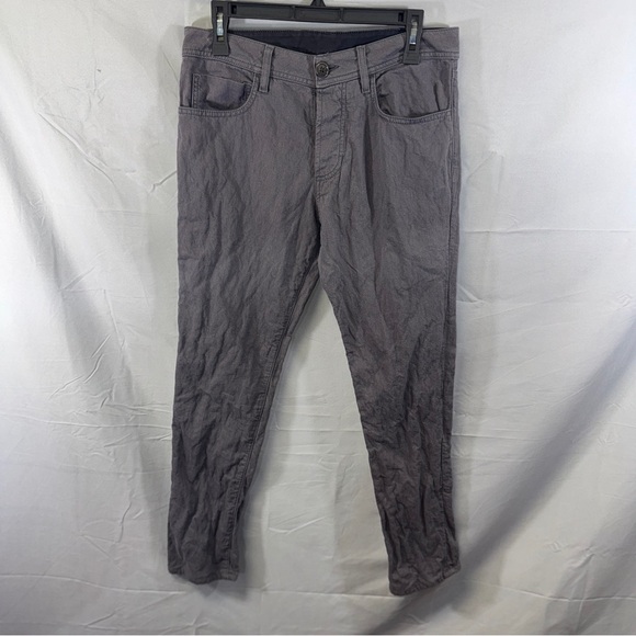James Perse Pants Mens 30 Cotton Metal Twill 5 Pocket Buttonfly Italian Fabric - Picture 1 of 6